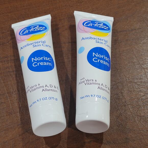 New Ca-Rezz Antibacterial Skin Care Norisc Cream Wt 9.7oz (275g) each Set of 2 - Picture 2 of 6